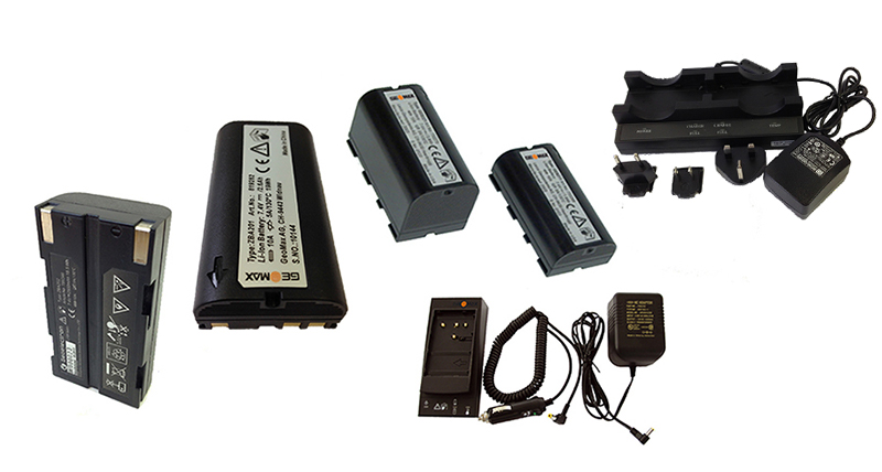 GeoMax Batteries and chargers